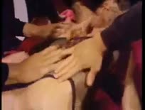 this nasty BITCH needs 4 guys  - Hardcore sex video
